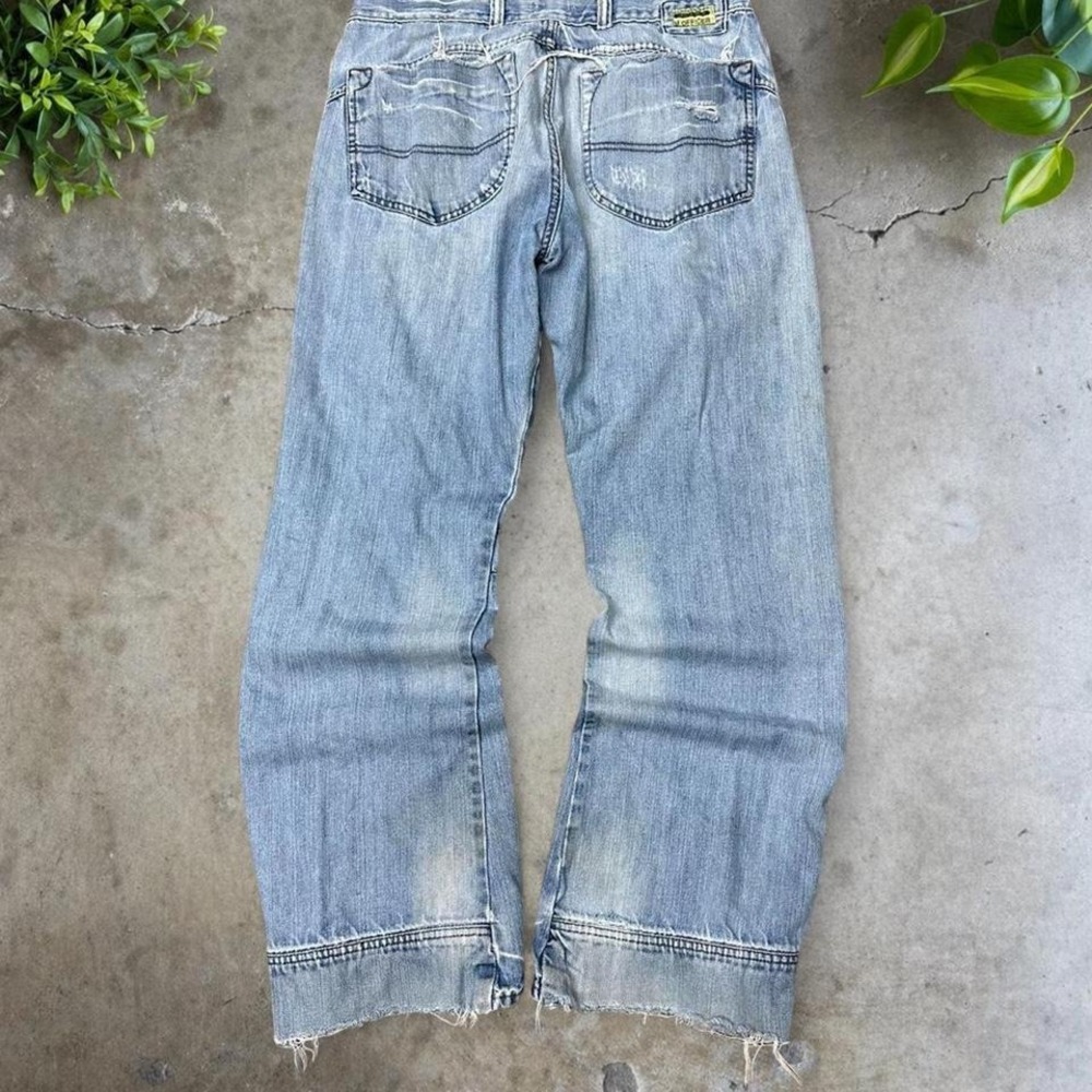 Vintage 90s distressed baggy blue Jnco type jeans